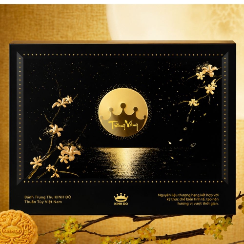 TRĂNG VÀNG QUẾ HOA VỌNG NGUYỆT (6 bánh)