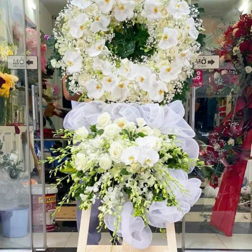 Kệ Hoa Tươi Chia Buồn 24