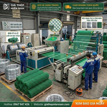 Lưới B40 bọc nhựa