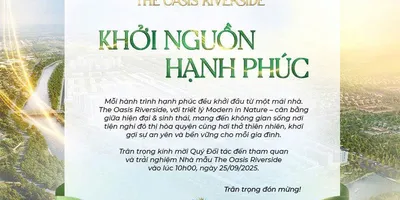 Khai trương nhà mẫu The Oasis Riverside