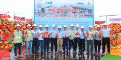 Lễ cất nóc giai đoạn 2 hạng mục nhà biệt thự và liên kế vườn dự án The Oasis Riverside