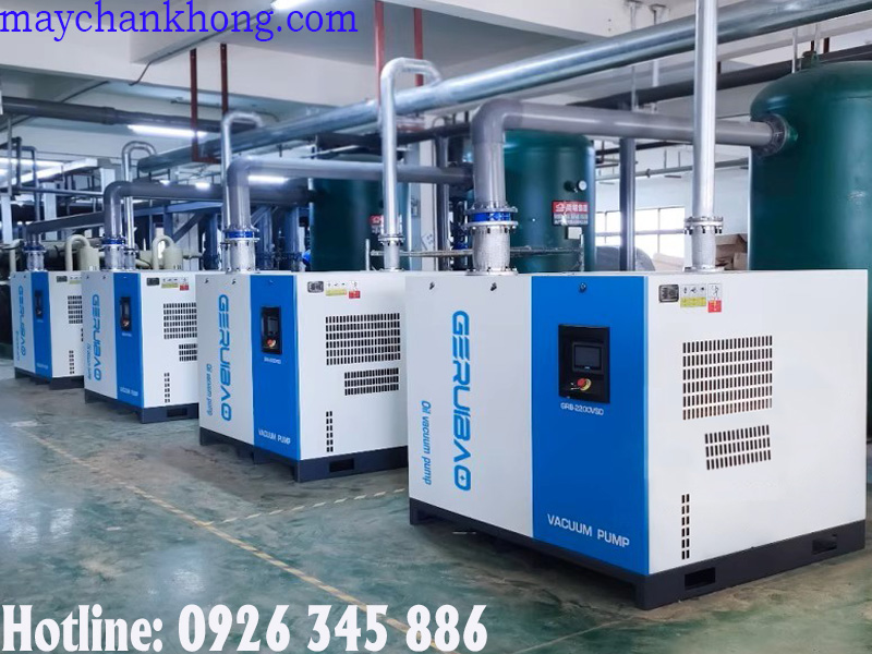 lắp đặt bơm chân không trục vít Geruibao 50hp