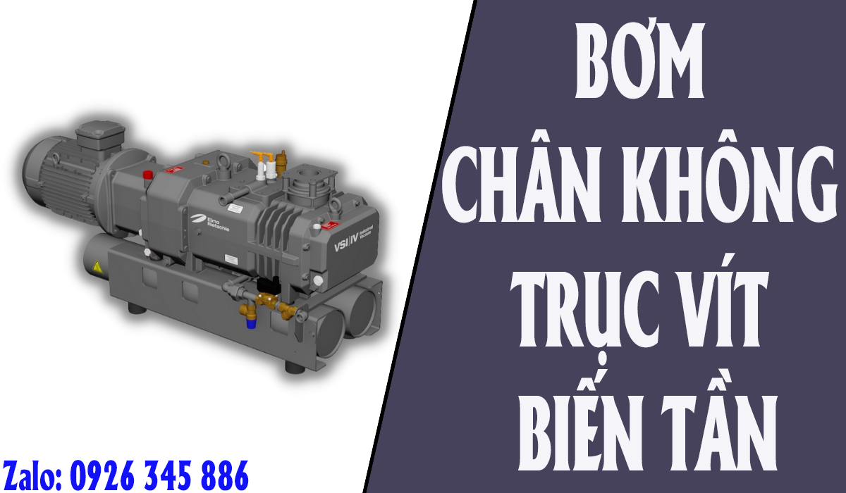 bảo trì bơm chân không trục vít biến tần