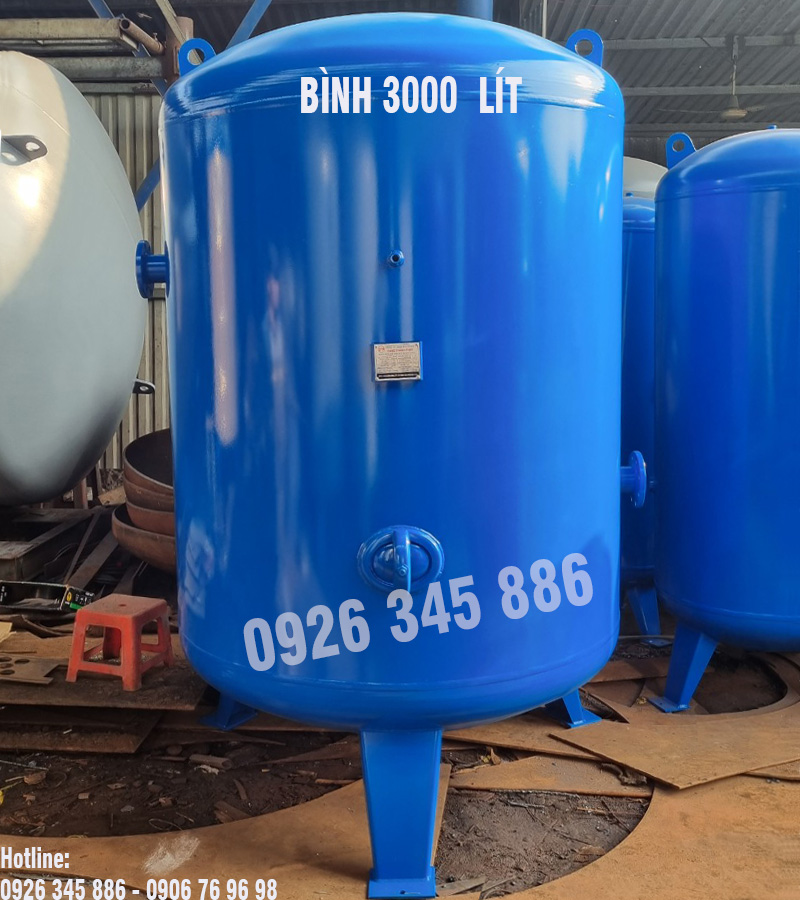 Bình Chứa Khí 3000 LÍT