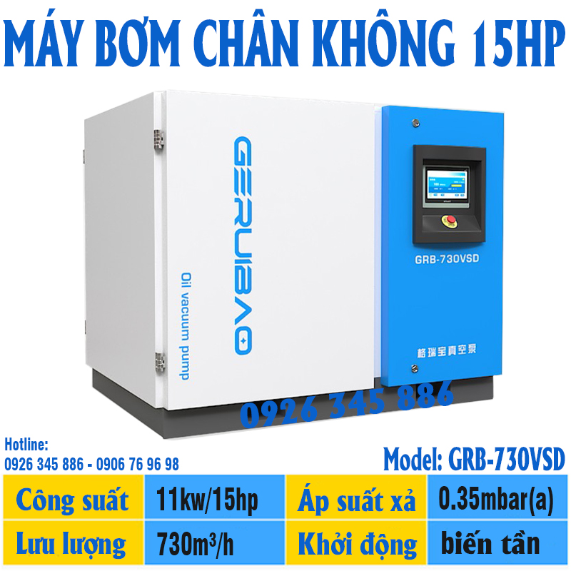 bơm chân không 15hp