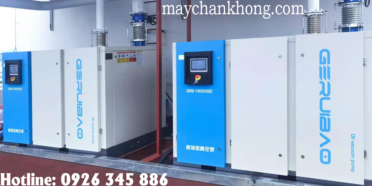 bơm chân không trục vít biến tần
