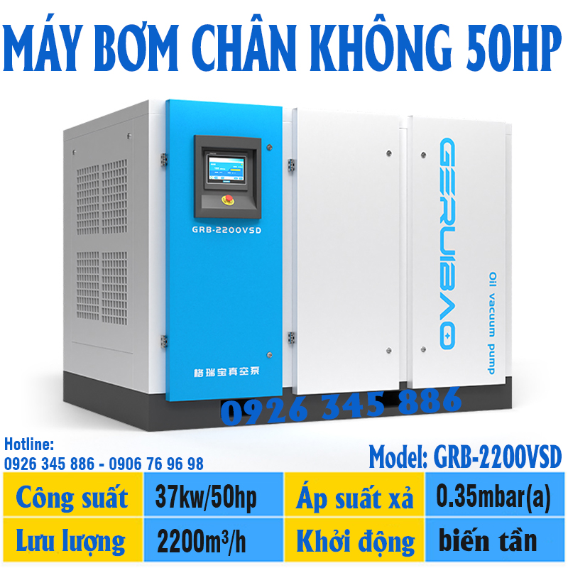 bơm chân không 50hp