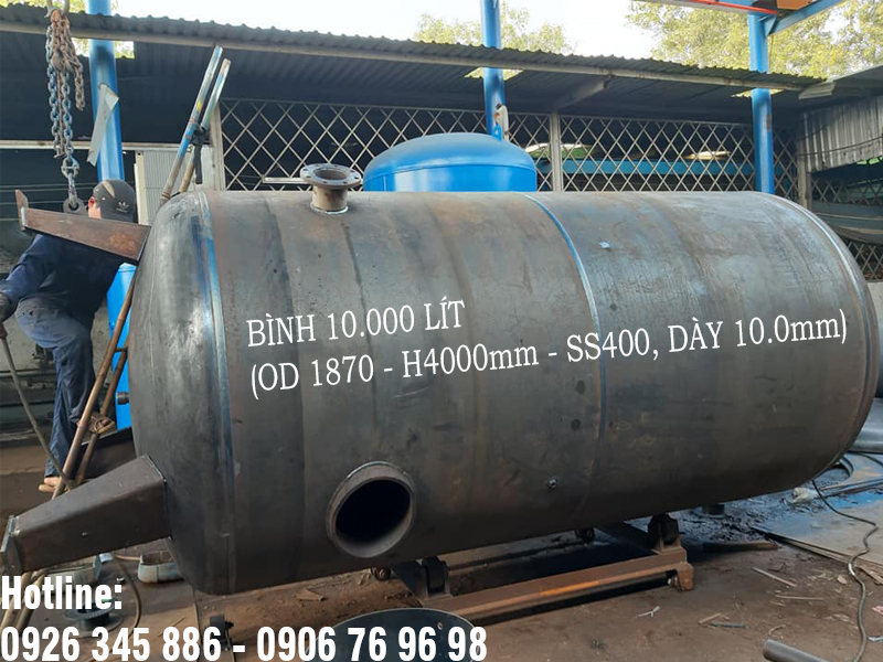 bình chứa khí nén 10.000 lít