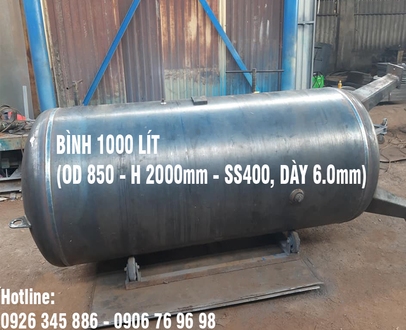bình chứa khí 1000 lít