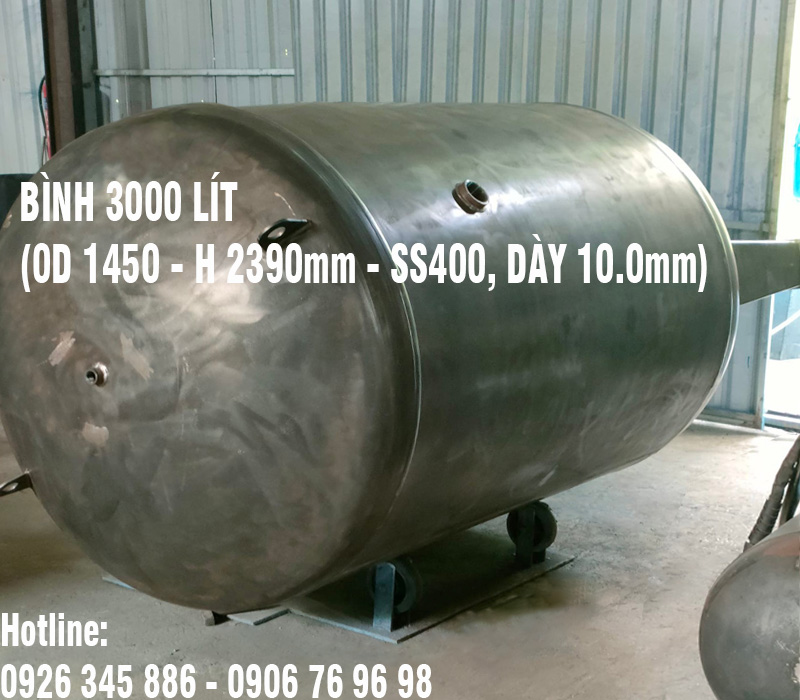 Bình chứa khí 3000 lít