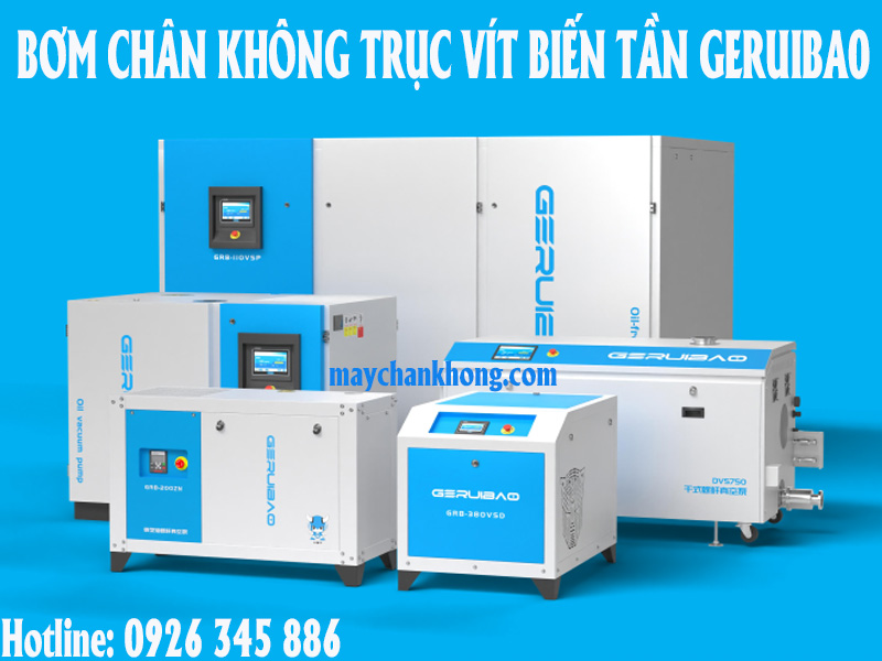 bơm chân không trục vít biến tần geruibao