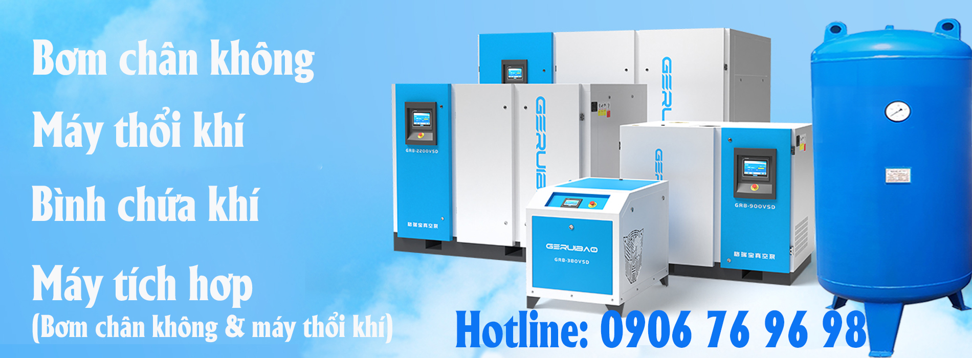 bơm chân không trục vít biến tần