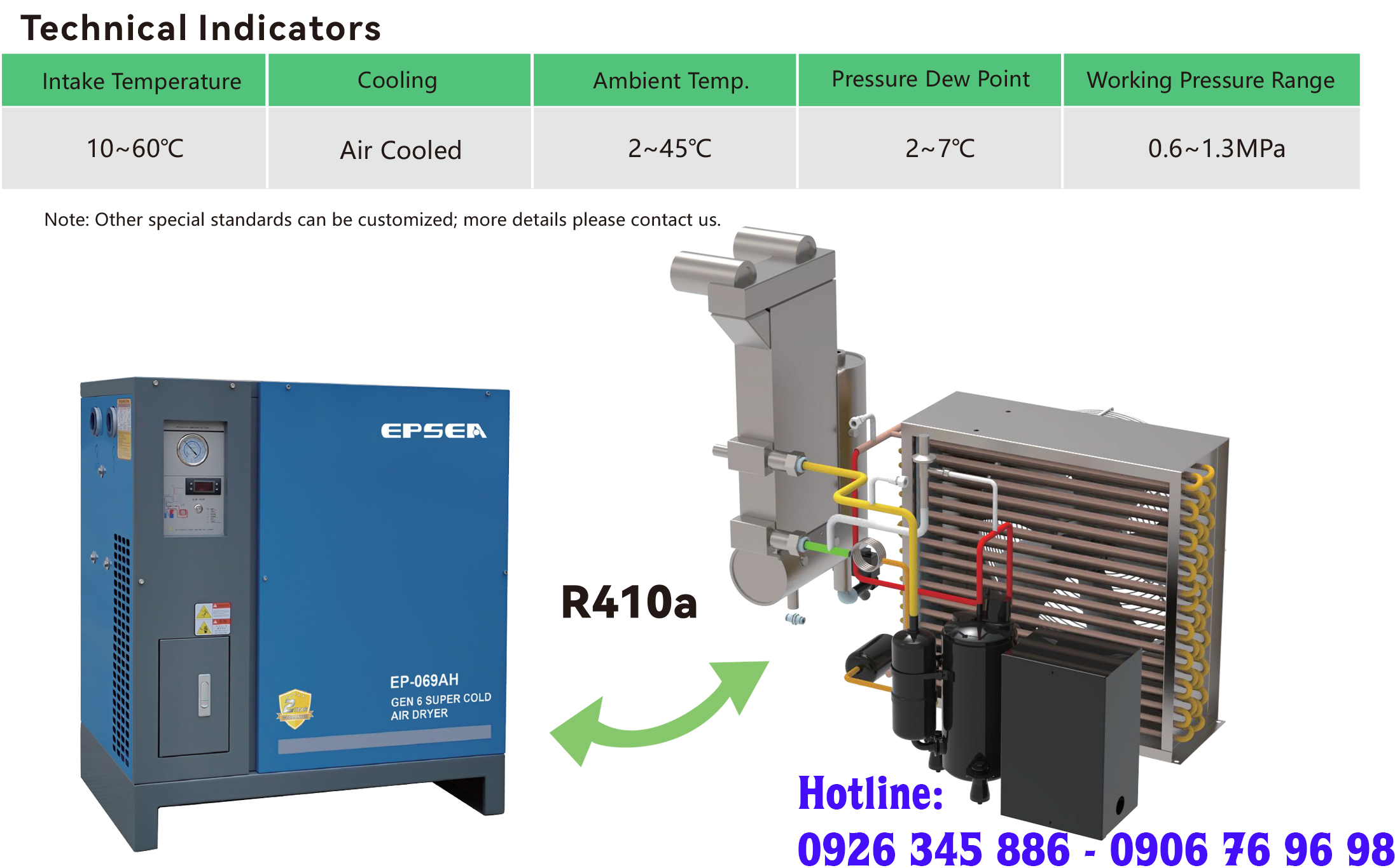 máy sấy khí Epsea