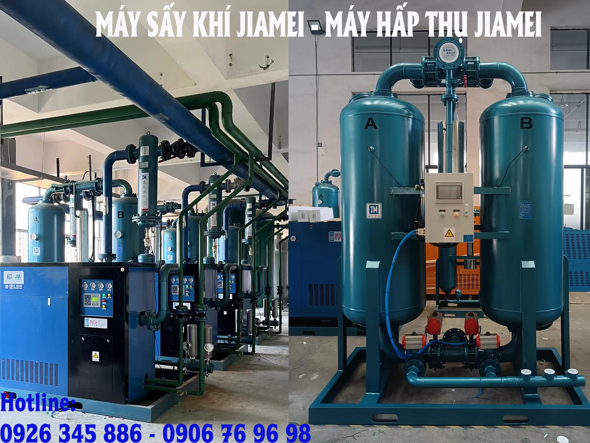 Máy sấy khí hấp thụ Jiamei