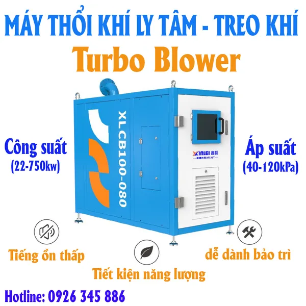 Máy thổi khí ly tâm - Treo Khí 100HP 