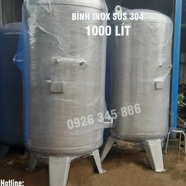 Bình 1000 LíT INOX SUS 304