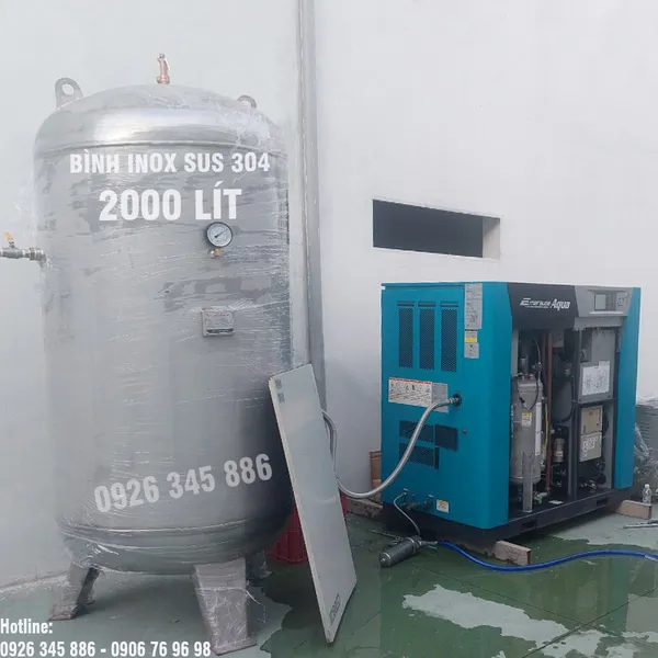 Bình 1000 LíT INOX SUS 304