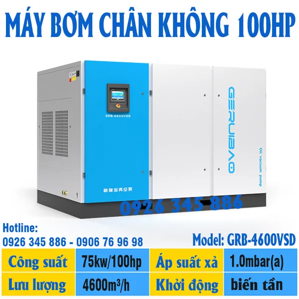 Bơm Chân Không 75kw