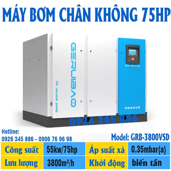 Bơm Chân Không 55kw 