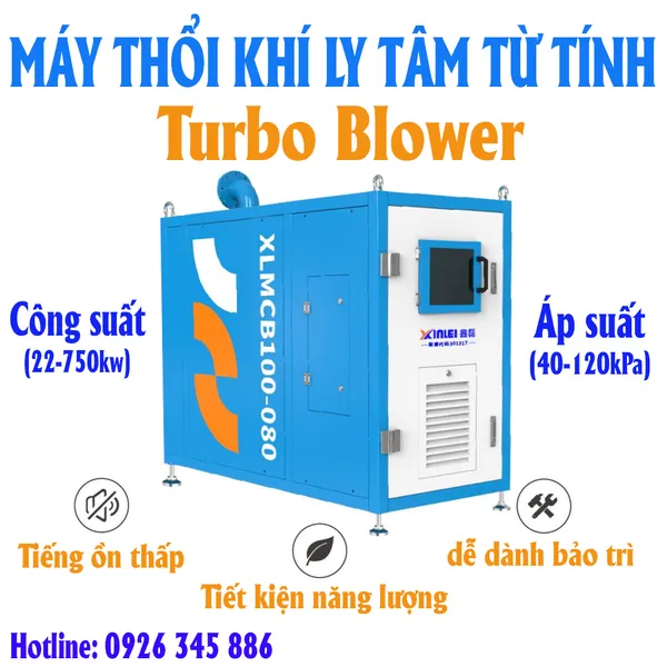 Máy thổi khí ly tâm từ tính 200HP
