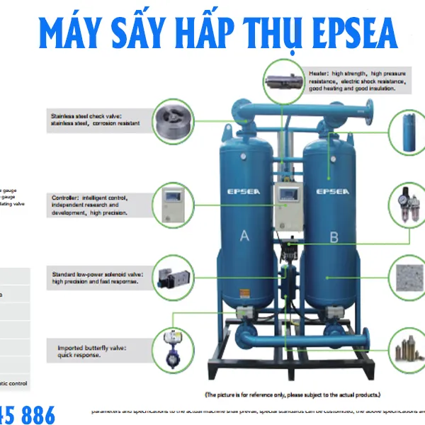 Máy sấy khí hấp thụ Epsea