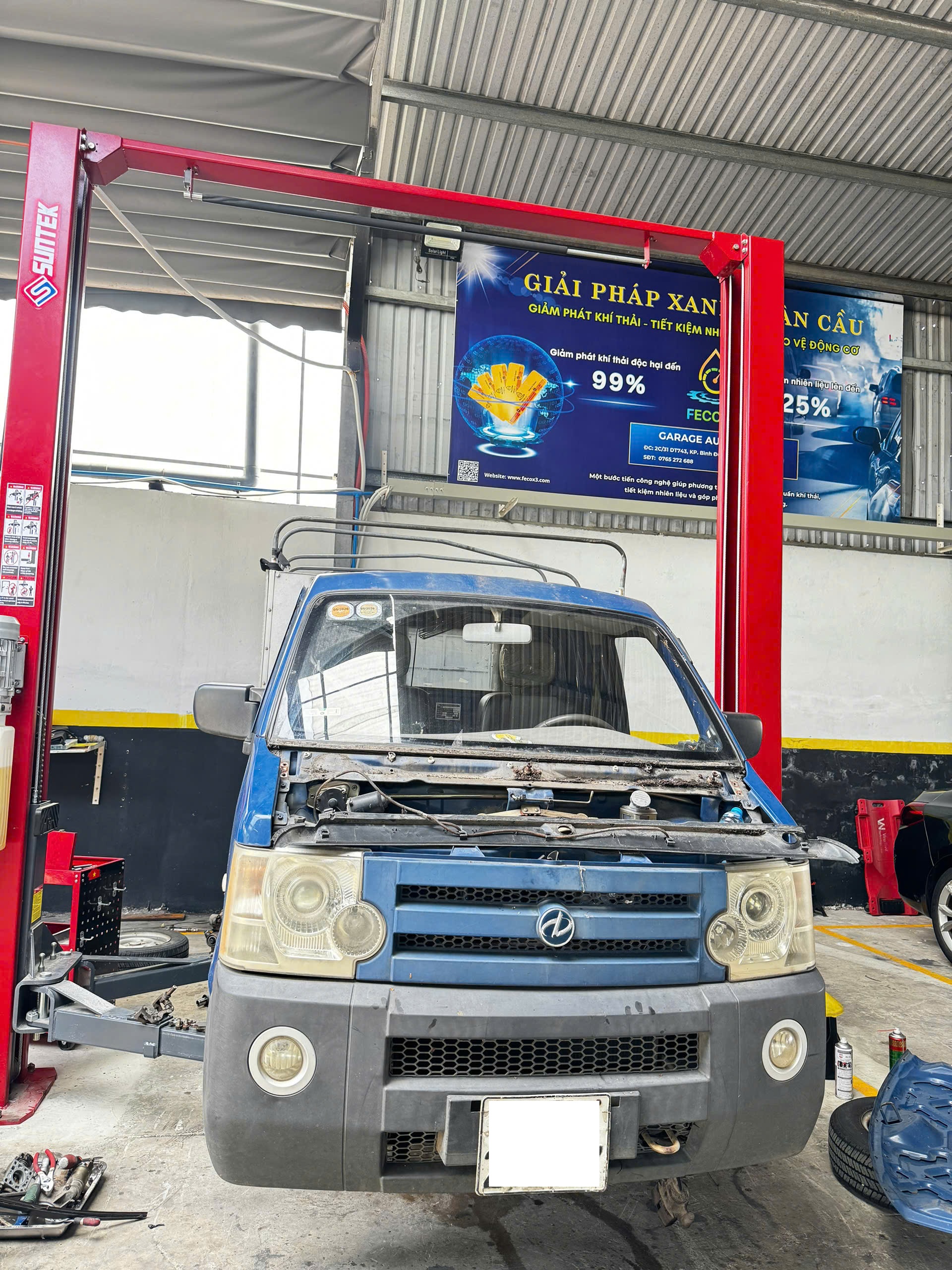 garage xe tải chuyên nghiệp tại Bình Dương - TPHCM