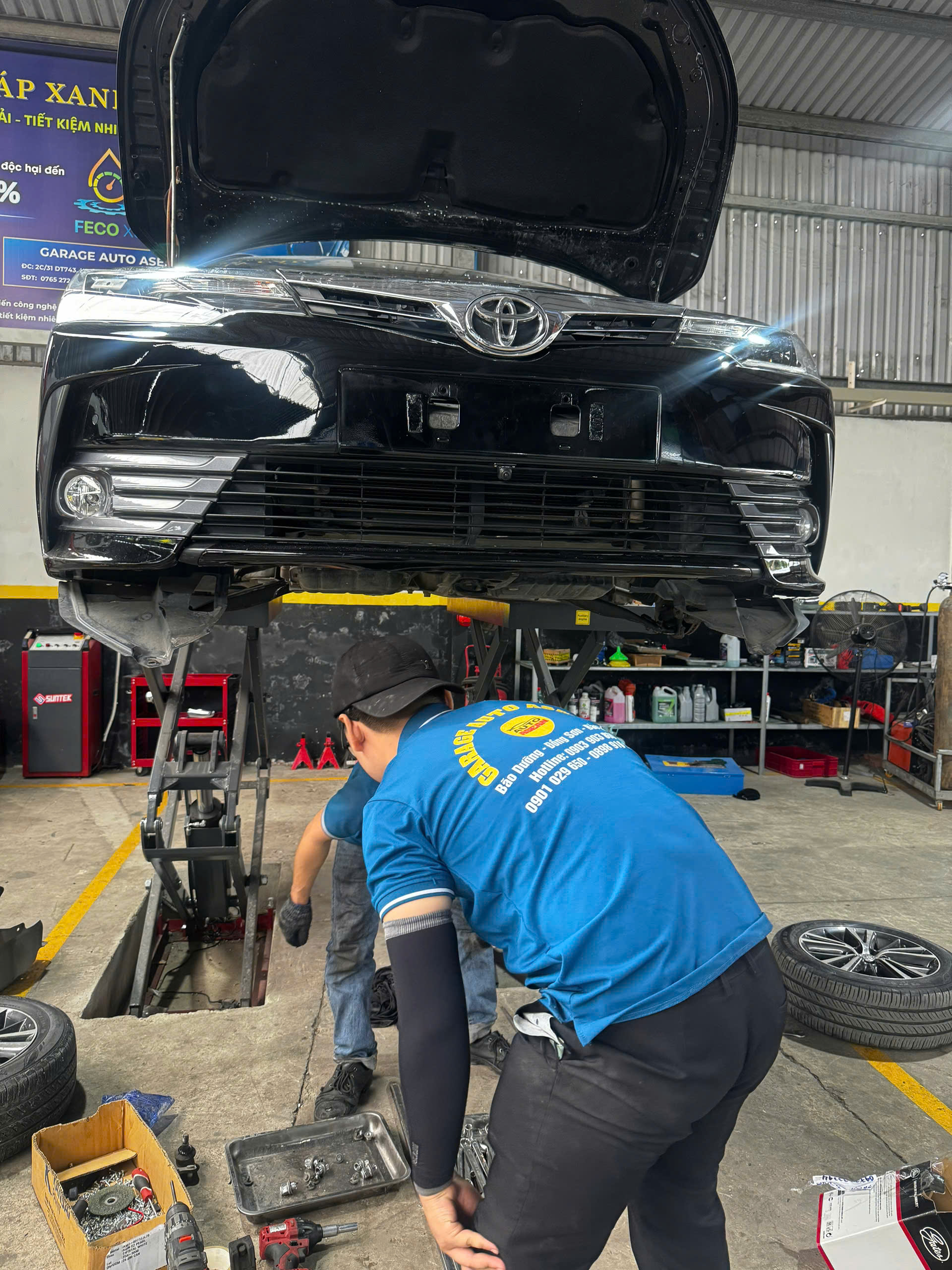 sửa xe ô tô bị rung tại Bình Dương - TPHCM