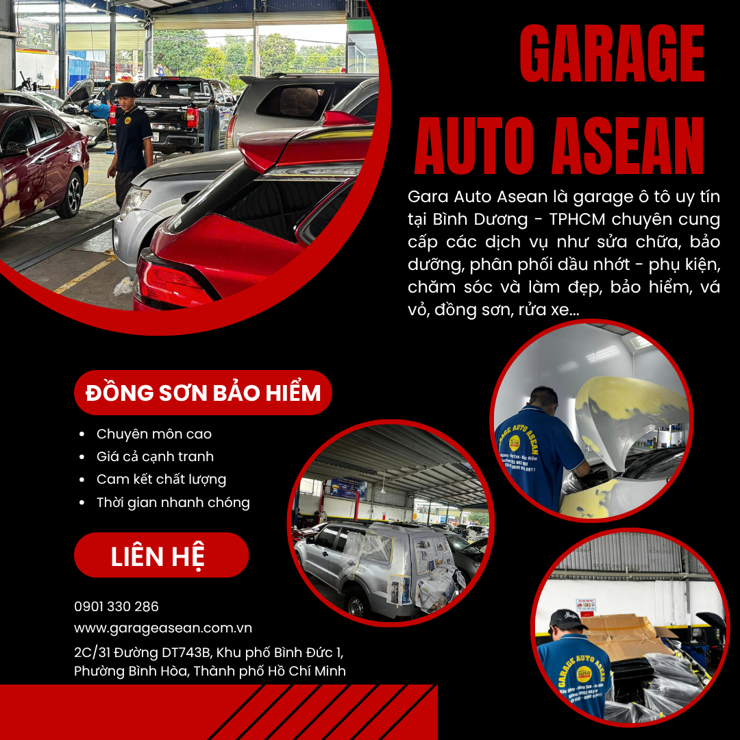 garage ô tô giá rẻ gần Thuận An - Bình Dương