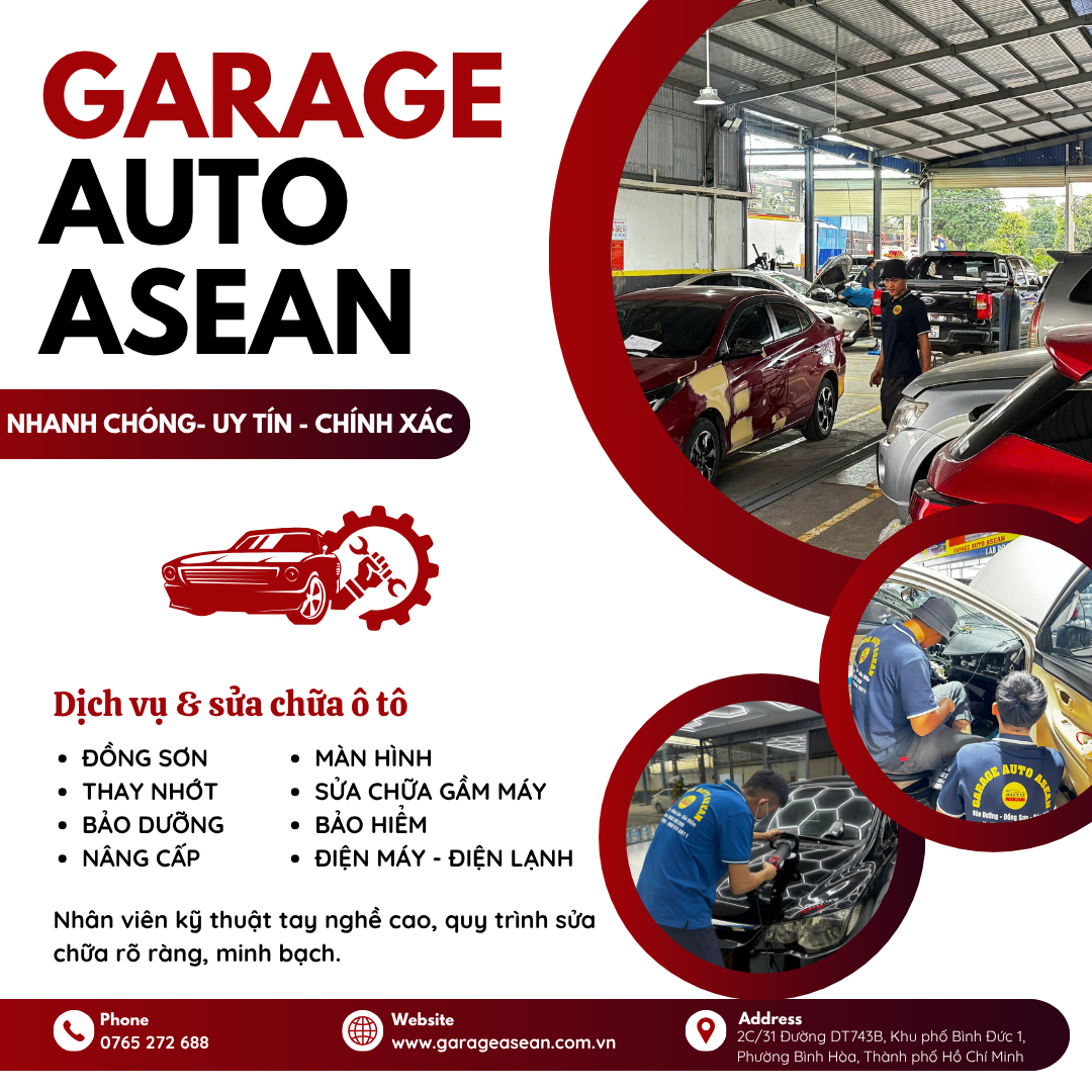 Dịch vụ sửa chữa ô tô uy tín tại Bình Dương