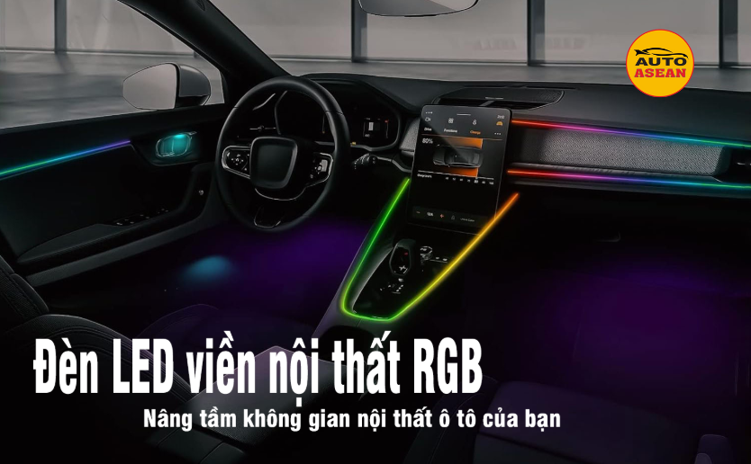 lắp đèn Led viền nội thất ô tô giá rẻ tại Bình Dương - TPHCM