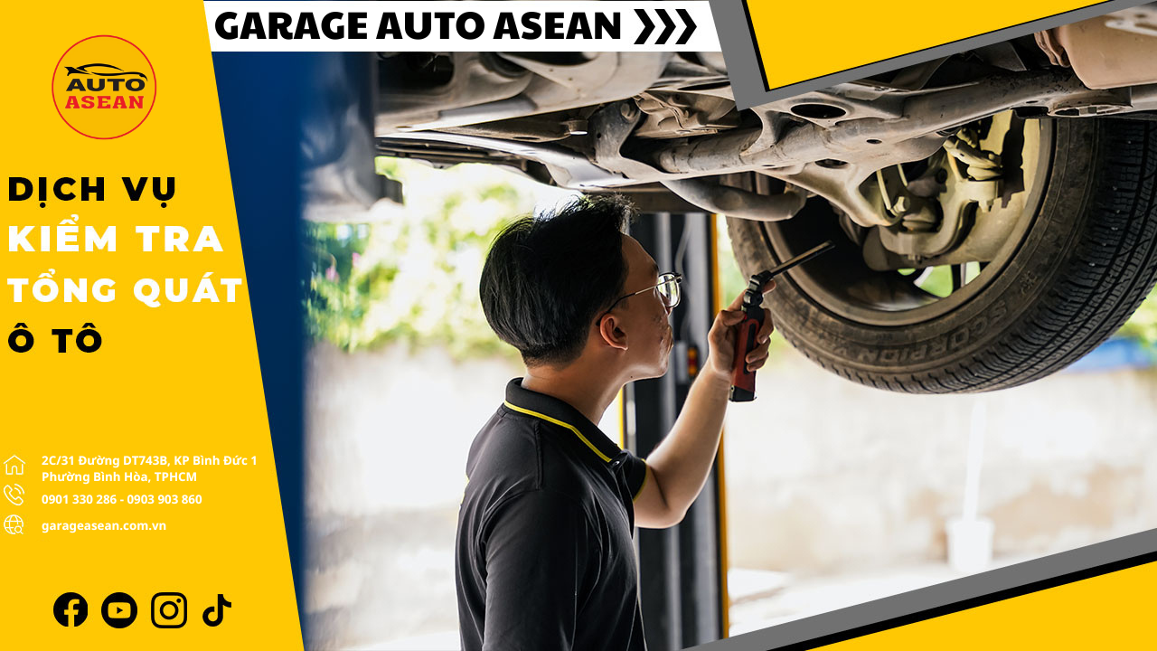 Dịch vụ kiểm tra ô tô tổng quát tại Bình Dương - TPHCM