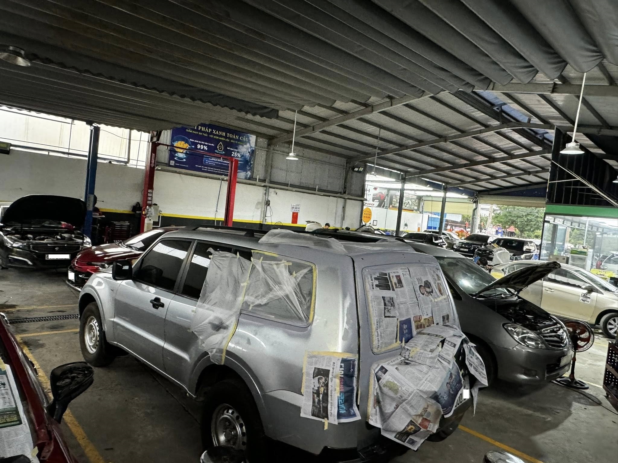 Dịch vụ đồng sơn xe ô tô tại Bình Dương - TPHCM