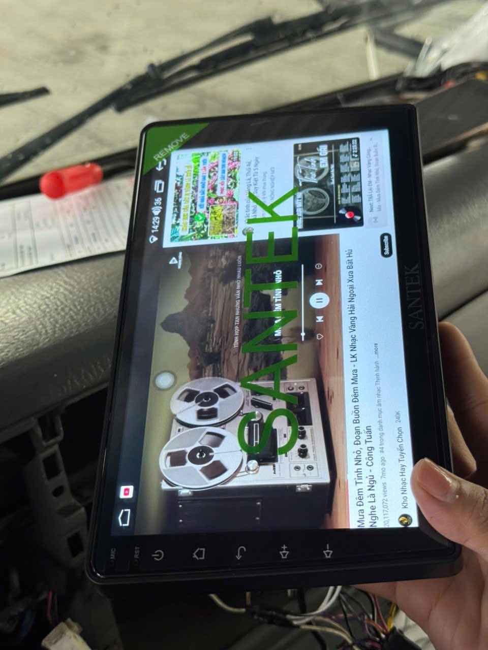 nâng cấp màn hình ô tô giá rẻ tại Bình Dương