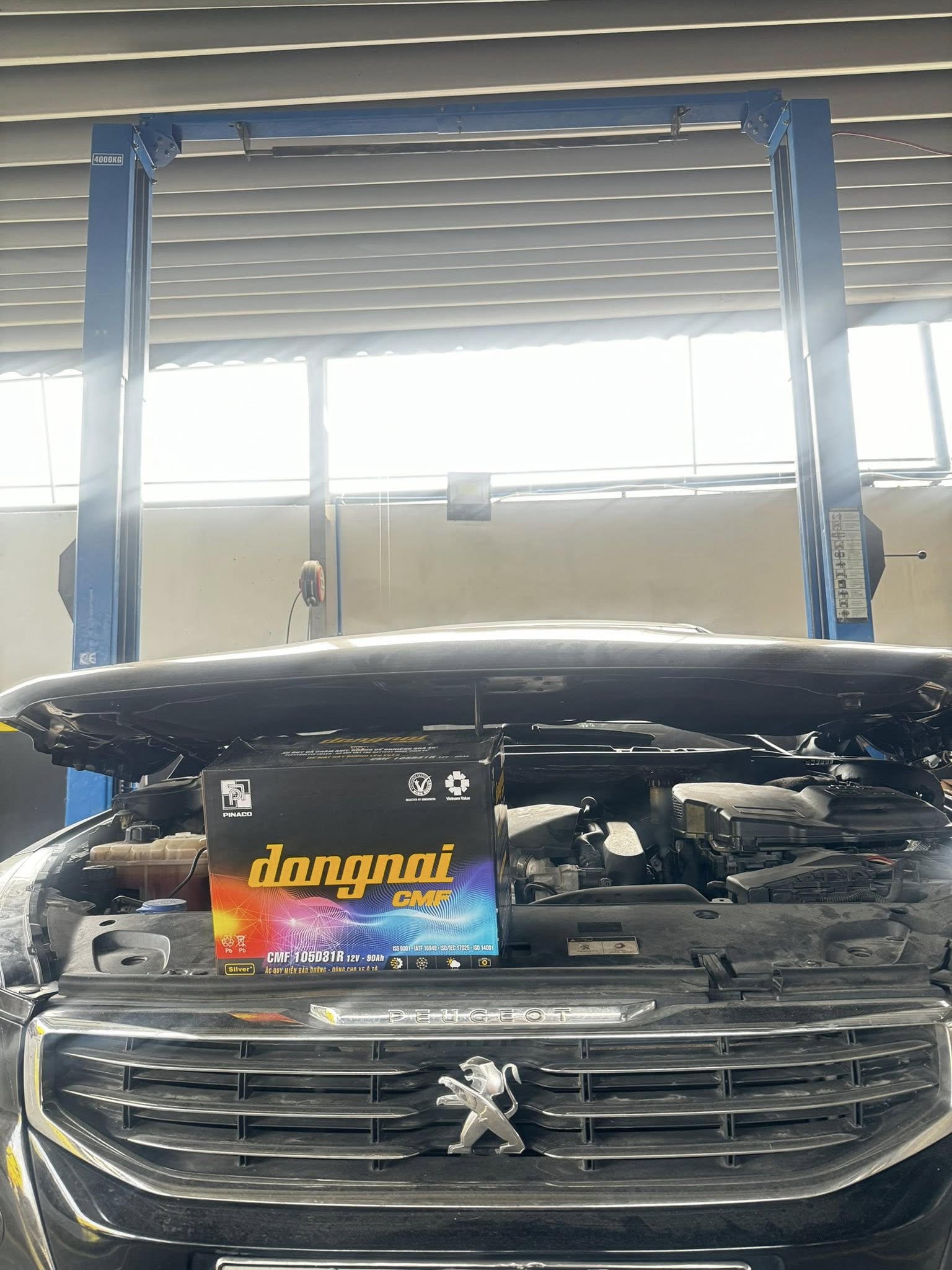 Dịch vụ kiểm tra/thay bình ắc quy tại Bình Dương