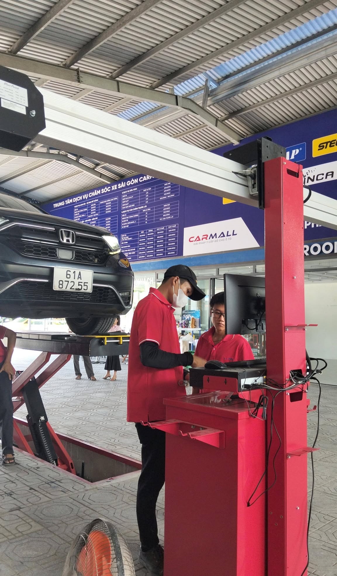 kiểm tra và cân bằng động bánh xe ô tô uy tín tại TPHCM