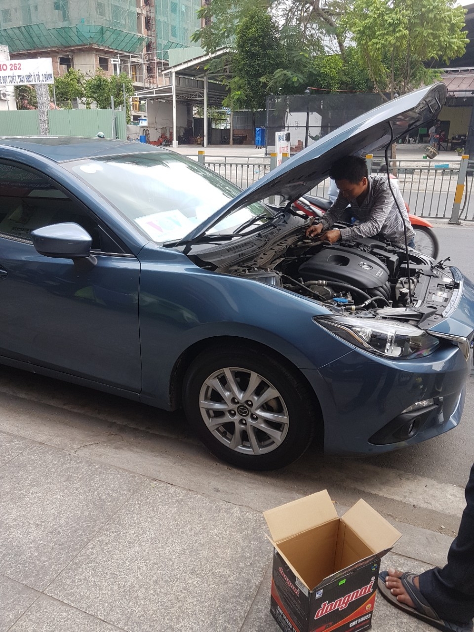 dịch vụ thay bình ắc quy ô tô tận nơi tại Bình Dương