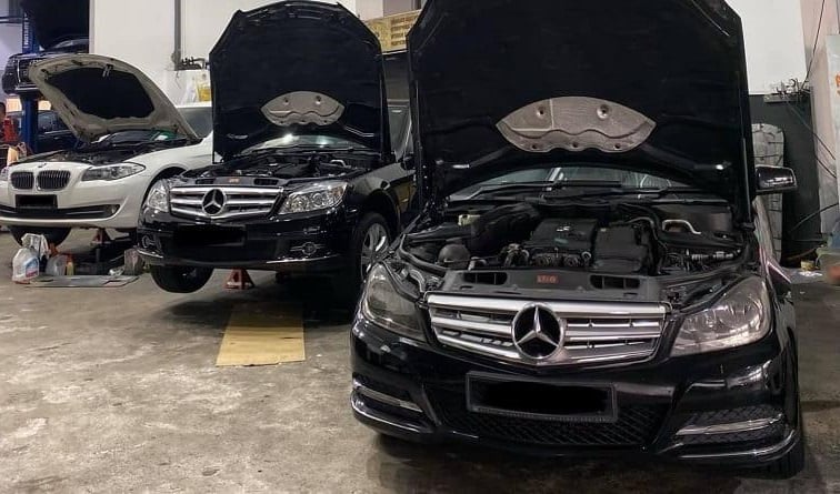 garage ô tô chuyên dòng xe Đức tại bình dương