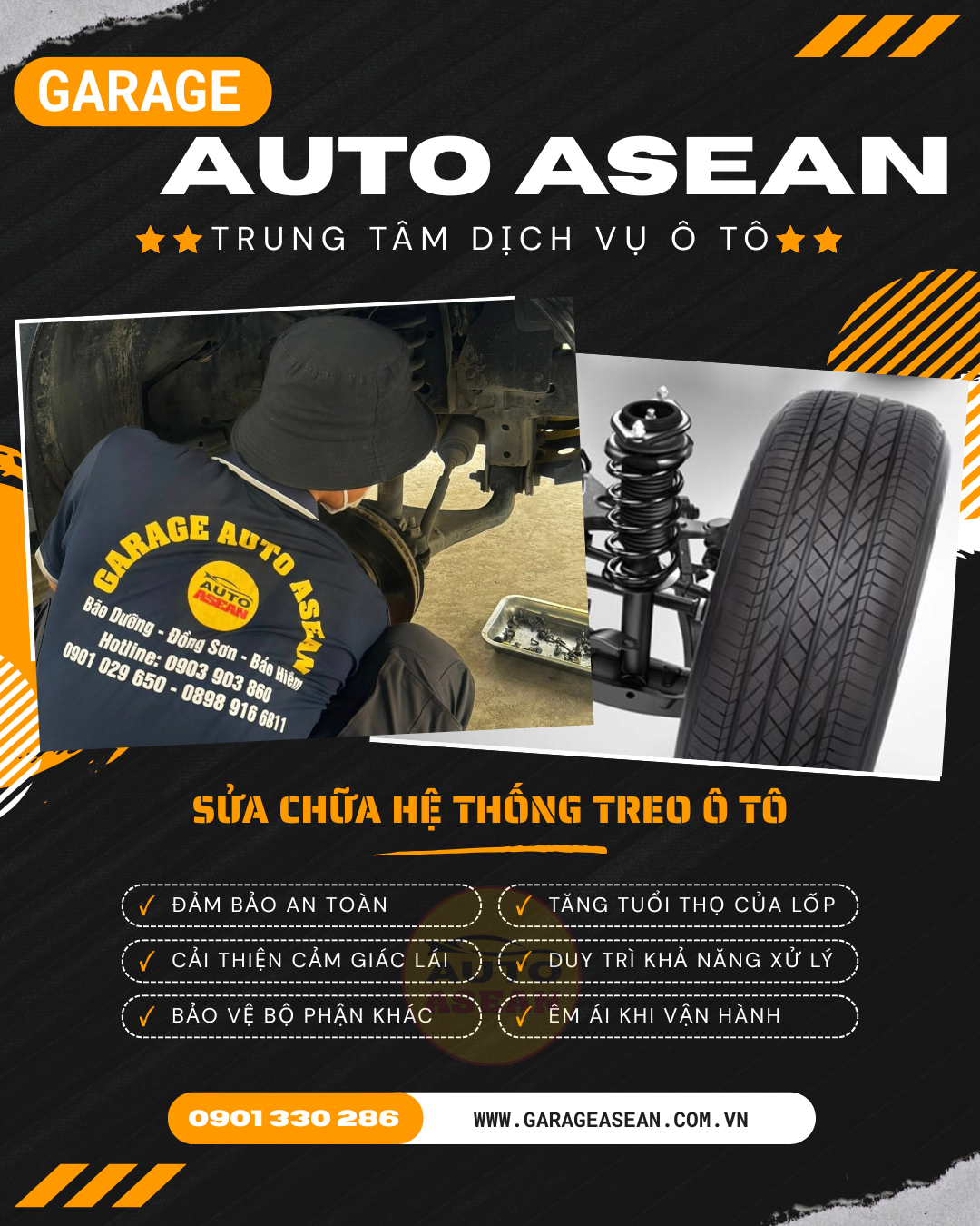 Sửa chữa hệ thống treo ô tô uy tín tại Bình Dương