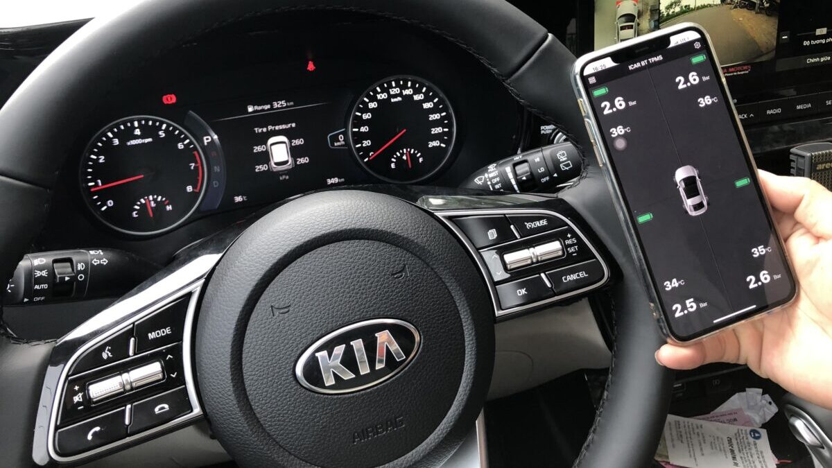 lắp cảm biến áp suất lốp tại Bình Dương - TPHCM