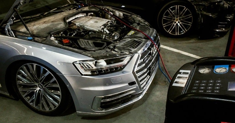 garage ô tô chuyên dòng xe Đức