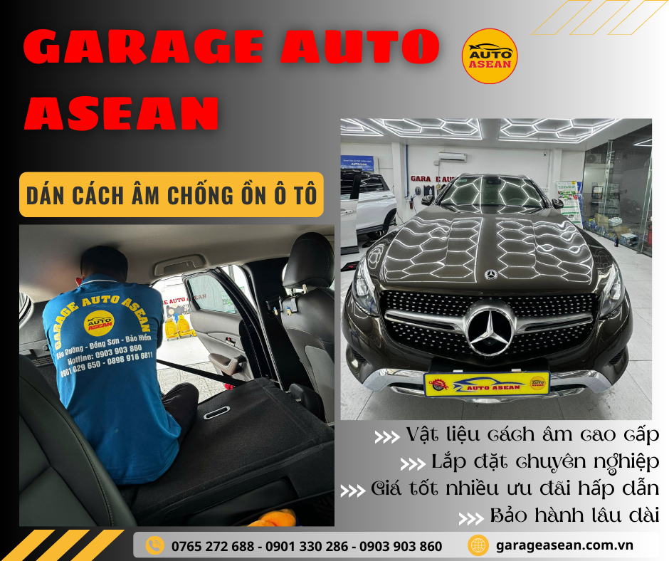 địa chỉ dán cách âm chống ồn ô tô chuyên nghiệp tại Bình Dương