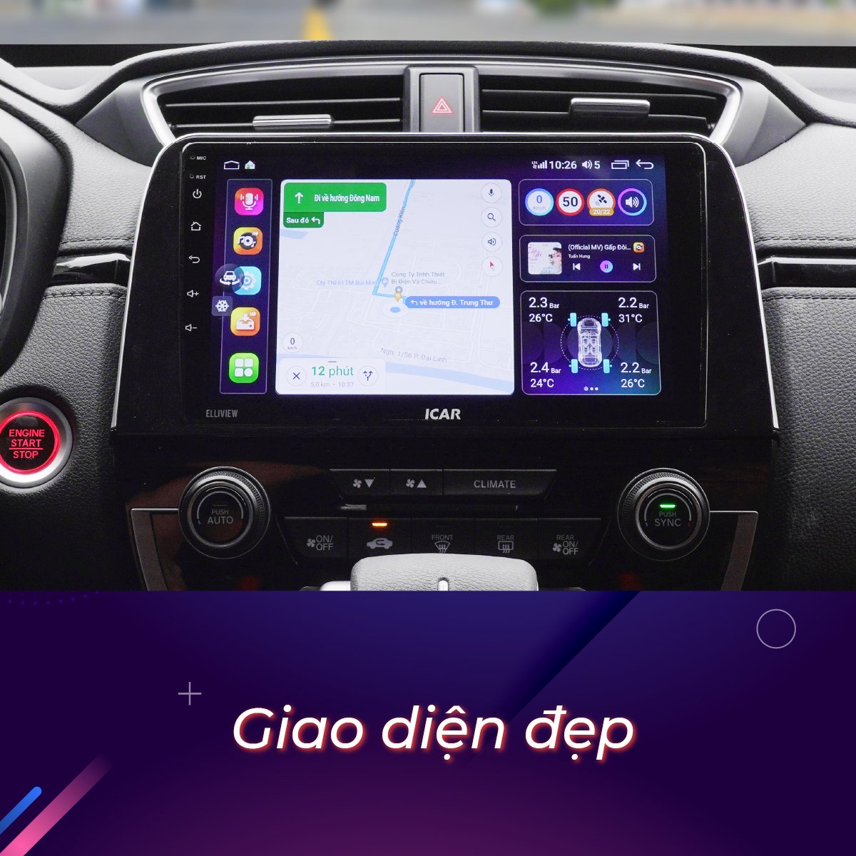 màn hình Android ICAR Elliview S5 Basic