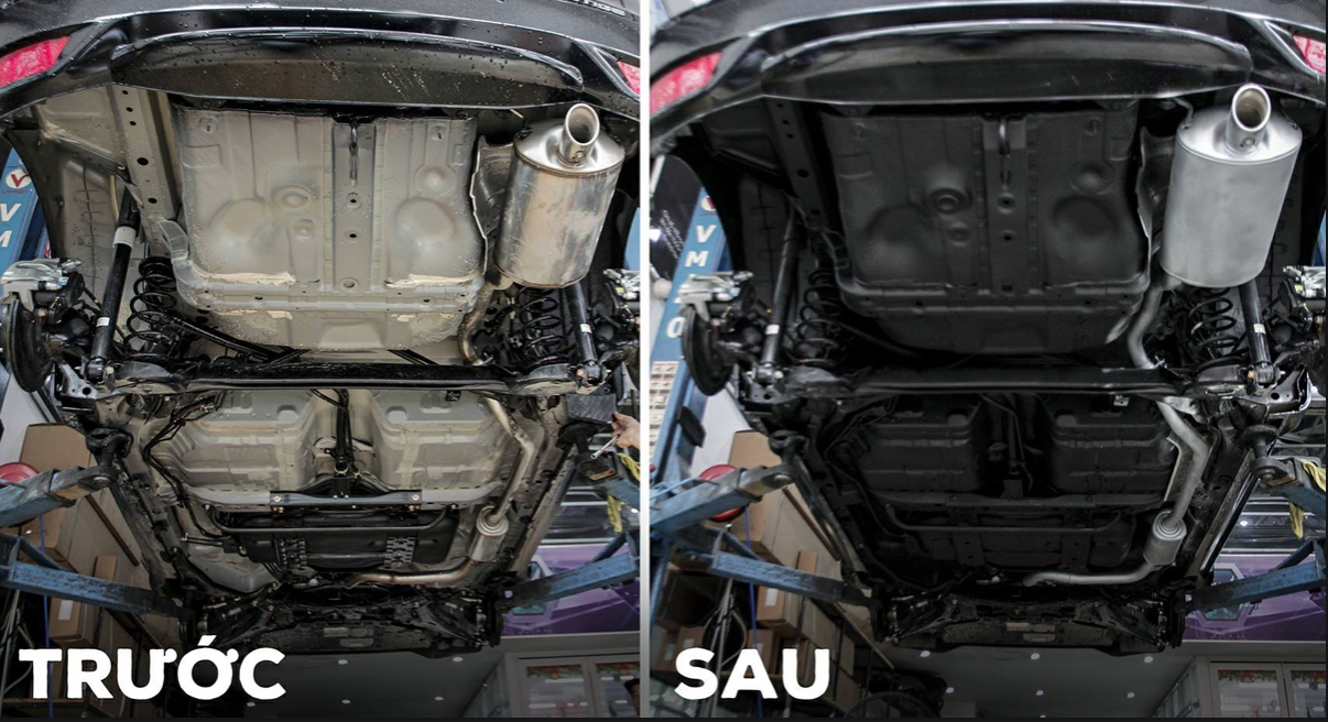 dịch vụ phủ gầm xe ô tô, chăm sóc xe ô tô tại Bình Dương - TPHCM