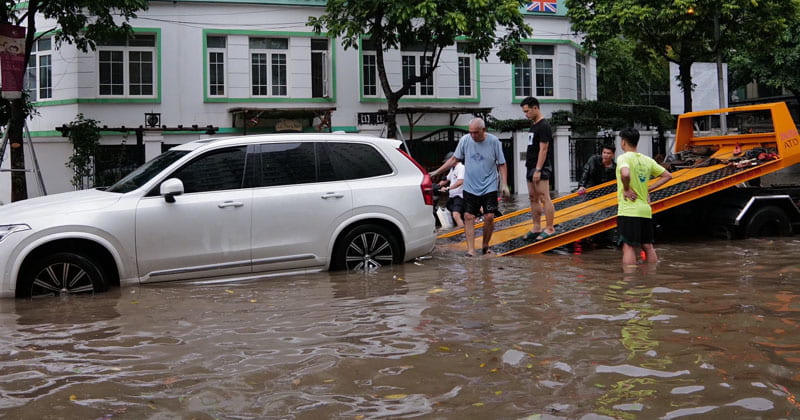 sửa chữa xe ngập nước ở đâu tại Bình Dương