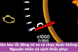 Nguyên nhân và cách khắc phục ô tô báo đèn lỗi động cơ