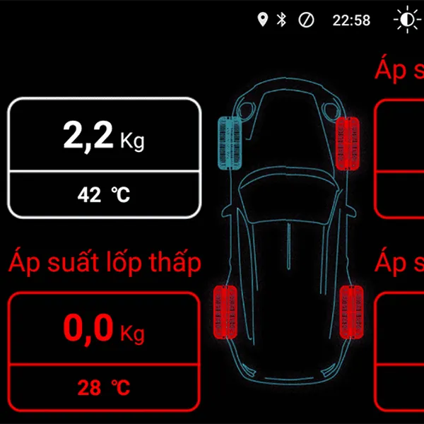 CẢM BIẾN ÁP SUẤT LỐP TÍCH HỢP ANDROID ELLISAFE ADI4