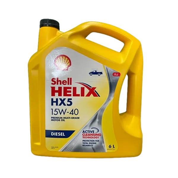 Dầu nhớt Shell Helix HX5 Diesel 15W40 6L (Dùng cho động cơ máy dầu)