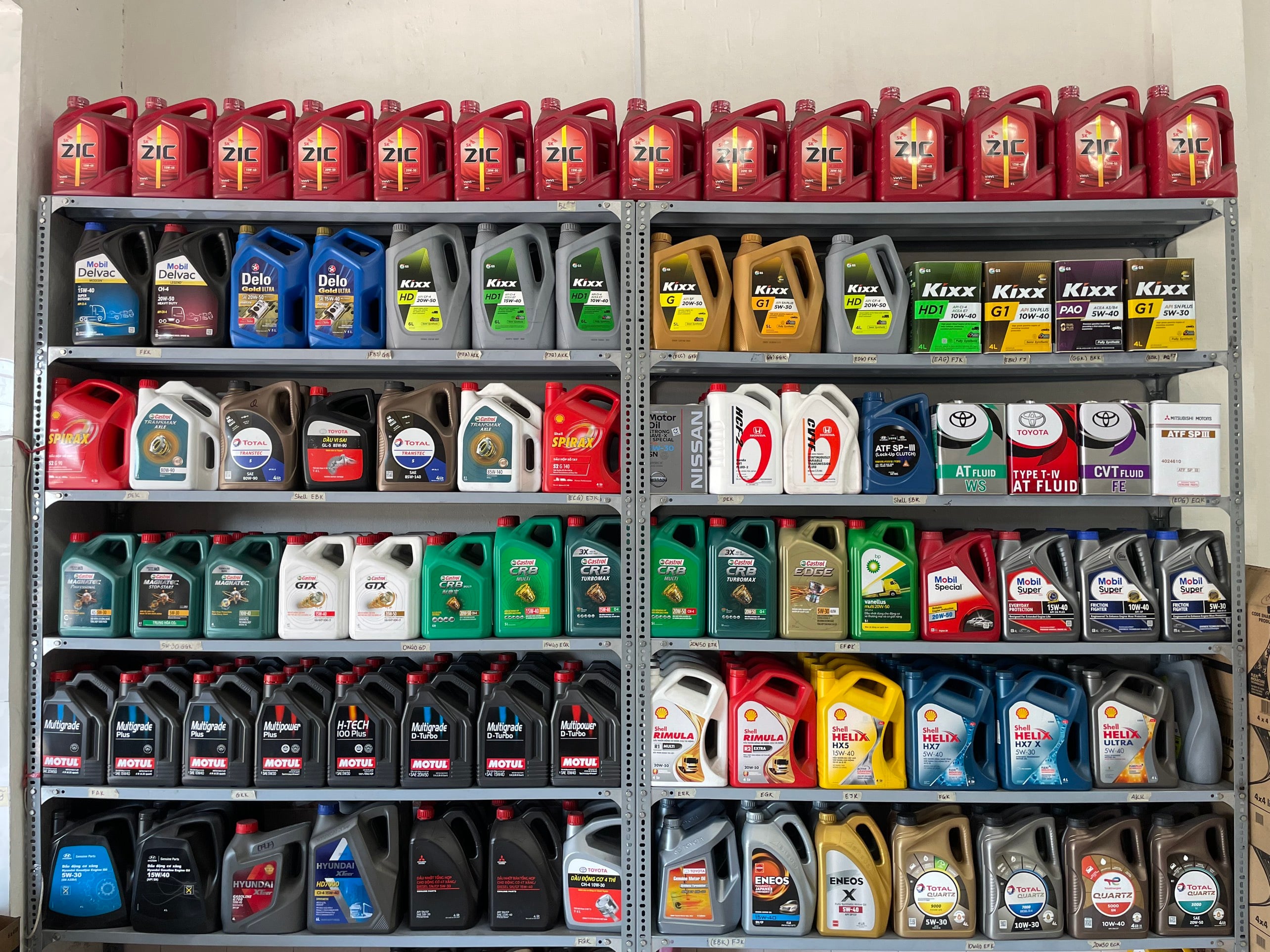 dầu nhớt ô tô chính hãng tại Bình Dương