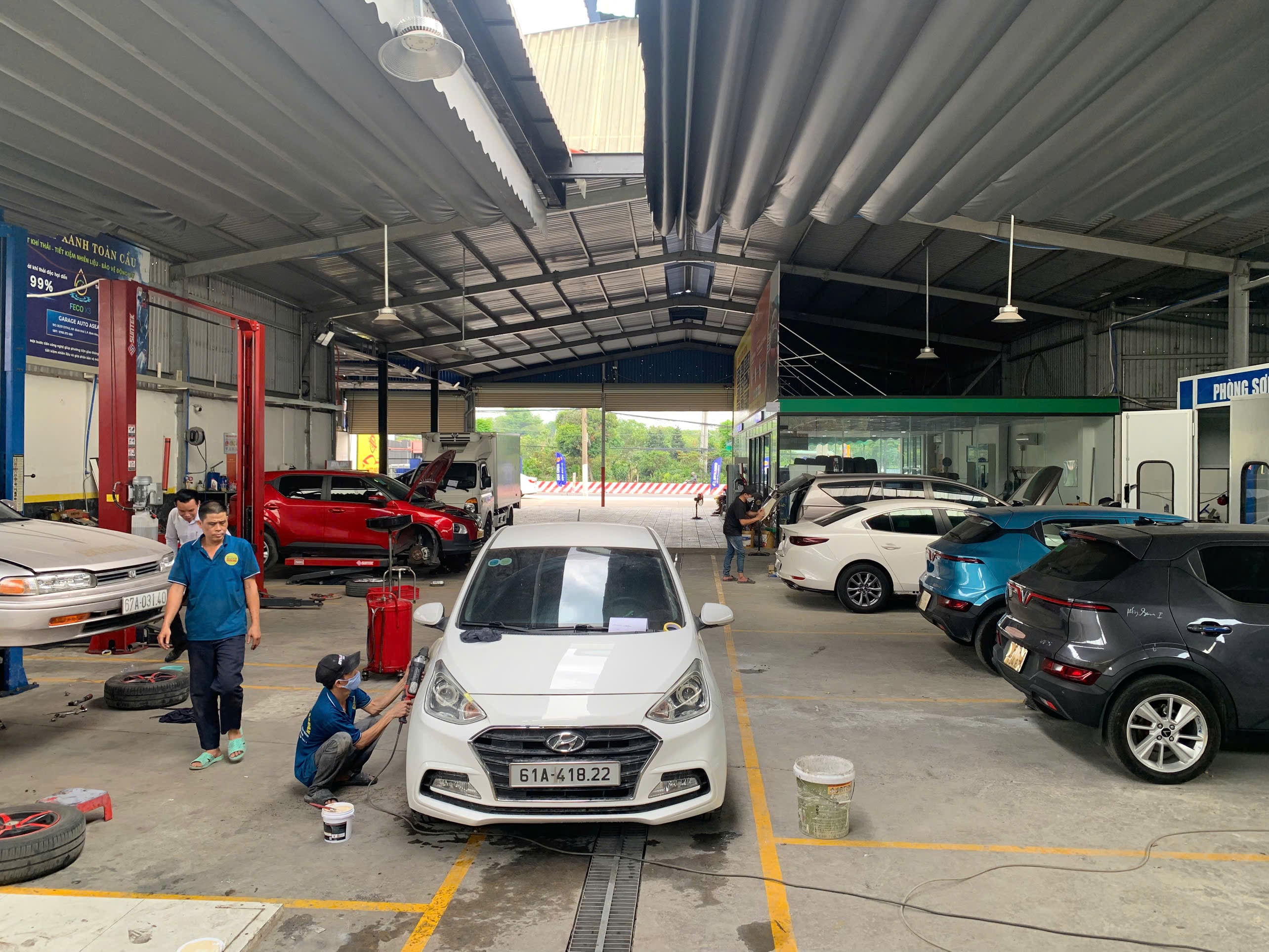 xưởng sửa chữa ô tô giá rẻ tại Bình Dương
