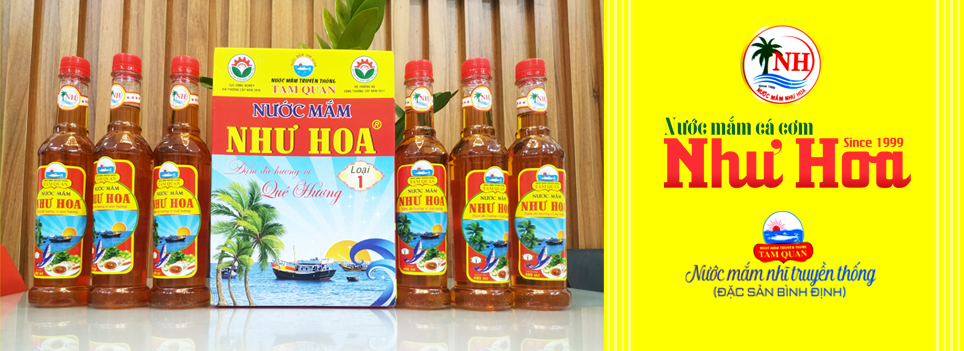 Banner nước mắm Như Hoa Bình Định